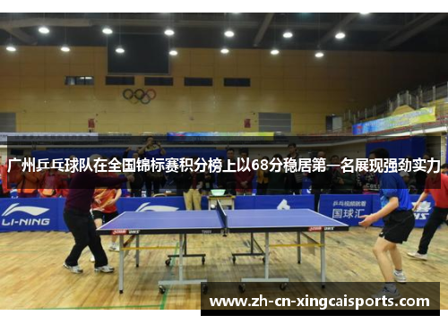 广州乒乓球队在全国锦标赛积分榜上以68分稳居第一名展现强劲实力