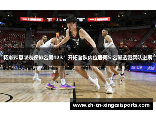 杨瀚森夏联表现排名第123！开拓者队内位居第5 名嘴透露卖队进展